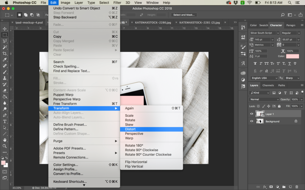 iphone mock up tutorial - jessica gingrich creative